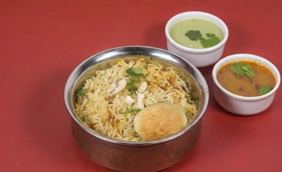 Egg Biryani at Biryani Box Company